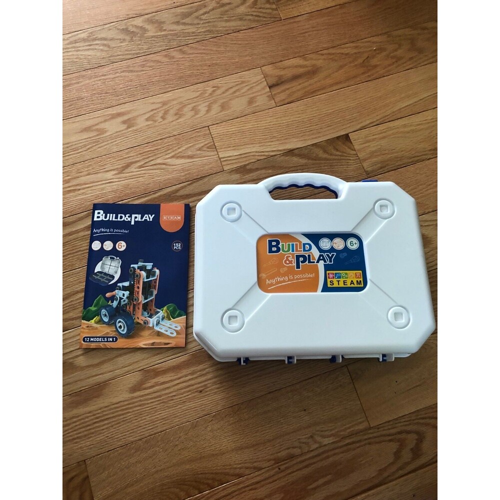 Build and Play 12 Models in 1 with‎ Carrying Case 152 pieces